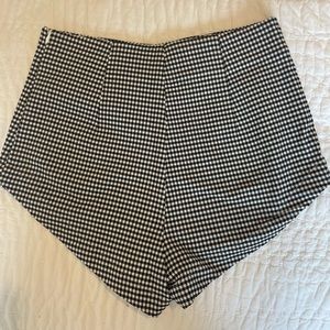 Urban Outfitters Gingham High Waisted Shorts